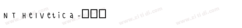 NT Helvetica字体转换